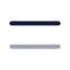 Equalsign icon with twotone rounded style