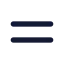 Equal icon with solid rounded style