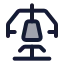 Equipmentchestpress icon with duotone standard style