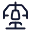 Equipmentchestpress icon with stroke rounded style