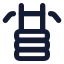 Equipmentgym icon with solid rounded style