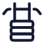 Equipmentgym icon with stroke rounded style