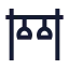 Equipmentgym icon with solid sharp style