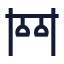 Equipmentgym icon with solid sharp style