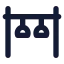 Equipmentgym icon with solid standard style