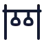 Equipmentgym icon with stroke rounded style