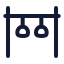 Equipmentgym icon with stroke rounded style