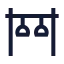 Equipmentgym icon with stroke sharp style