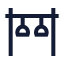Equipmentgym icon with stroke sharp style