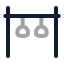Equipmentgym icon with twotone rounded style