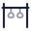 Equipmentgym icon with twotone rounded style