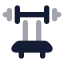 Equipmentgym icon with bulk rounded style