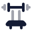 Equipmentgym icon with bulk rounded style