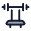 Equipmentgym icon with duotone rounded style