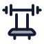 Equipmentgym icon with duotone rounded style