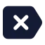 Eraser icon with solid standard style