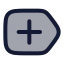 Eraseradd icon with duotone rounded style