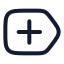 Eraseradd icon with stroke rounded style