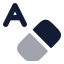 Eraserauto icon with bulk rounded style