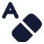 Eraserauto icon with solid rounded style