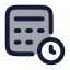 Estimate icon with duotone rounded style