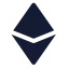 Ethereum icon with solid standard style