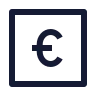 Euro Square icon preview