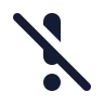 Exclamation Mark Big Slash icon preview