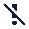 Exclamation Mark Big Slash icon preview