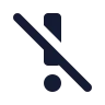 Exclamation Mark Big Slash icon preview