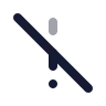 Exclamation Mark Slash icon preview
