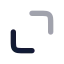 Expand icon with bulk rounded style