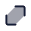 Expand icon with duotone standard style