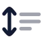 Expandparagraph icon with bulk rounded style