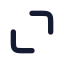 Expand icon with solid rounded style