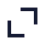 Expand icon with solid sharp style