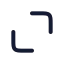 Expand icon with stroke rounded style