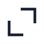 Expand icon with stroke sharp style