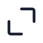Expand icon with stroke standard style