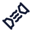 Expander icon with stroke standard style