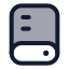 Externaldrive icon with duotone standard style