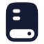 Externaldrive icon with solid rounded style