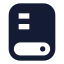 Externaldrive icon with solid sharp style