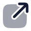 Externallink icon with bulk rounded style