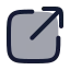 Externallink icon with duotone rounded style