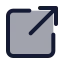 Externallink icon with duotone standard style
