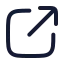 Externallink icon with stroke rounded style