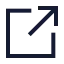 Externallink icon with stroke sharp style