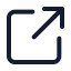 Externallink icon with stroke standard style