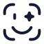Facemimic icon with stroke rounded style